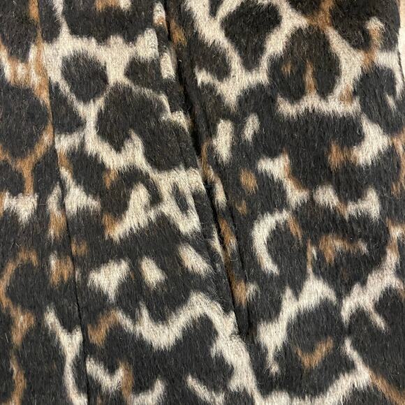 Luii XL Leopard Animal Print Jacket | French Boutique Style, Old Money, Snap NWT - Picture 11 of 12